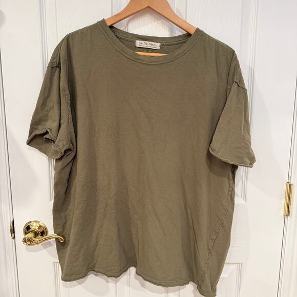 We The Free Free People Women’s Tops Bundle 5 Slub Tees M/L Distressed Boho Raw - Picture 2 of 16